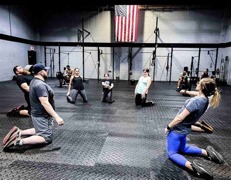 Interieur van een ruime en goed uitgeruste CrossFit box