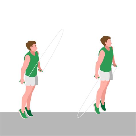 Illustratie van de voordelen van touwtje springen voor lichaam en geest