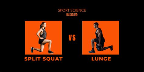 Vergelijking van de bewegingsbanen van een lunge en een Bulgarian split squat