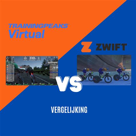 Tabel met een vergelijking van Zwift en zijn alternatieven