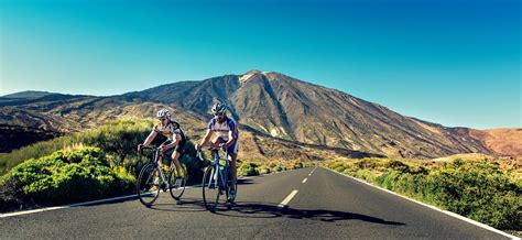 Fietsers op de Teide, Tenerife