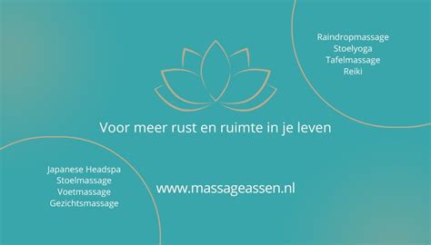 Illustratie van een ontspannende massage