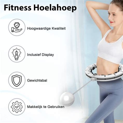 Infographic met gezondheidsvoordelen van hoelahoepen