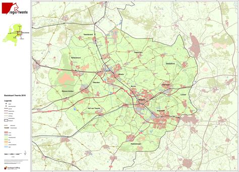 Kaart van de regio met aanduiding van Nieuwkuijk, Waalwijk, Cuijk en Drunen