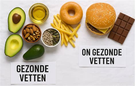 Visuele representatie van gezonde en ongezonde vetpercentages