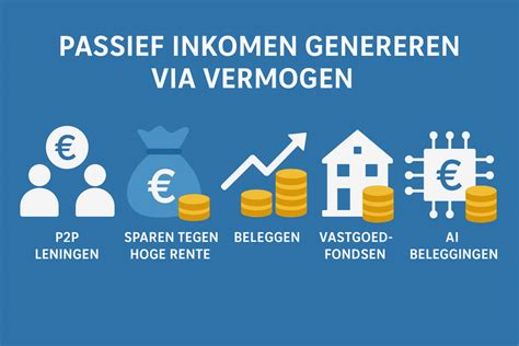 Illustratie van passief inkomen concepten