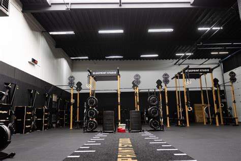 3D-ontwerp van een CrossFit box indeling