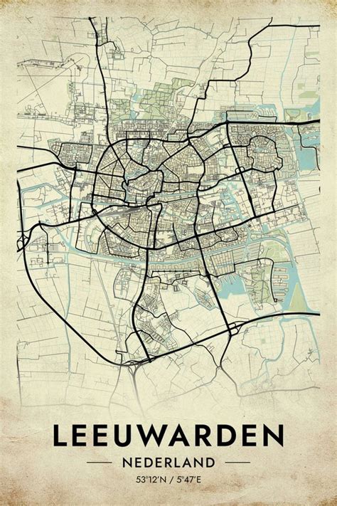 Kaart van Leeuwarden met locaties van Basic-Fit