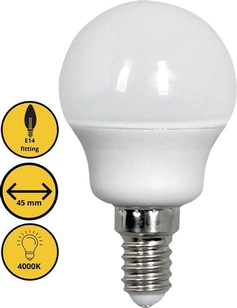 Illustratie van een LED lamp met kleine fitting (E14)