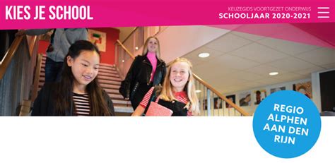 Overzicht middelbare scholen Alphen aan den Rijn