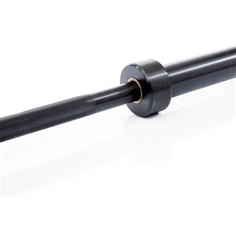 Olympische halterstang met zwarte coating