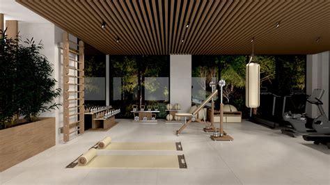 Luxe fitnessruimte met diverse apparaten