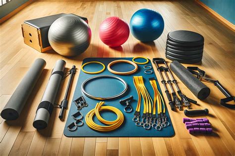Verschillende Pilates accessoires