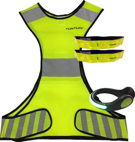 Tunturi 4-delige Verlichting en Reflectie Set
