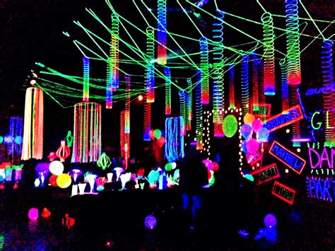 Glow in the dark party