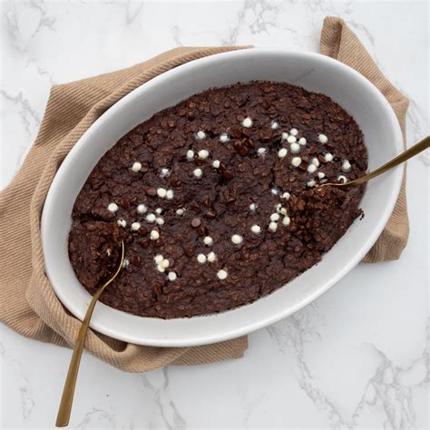 Chocolade baked oats
