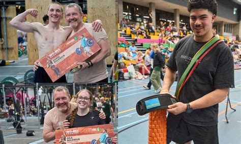 Atleten tijdens een CrossFit wedstrijd