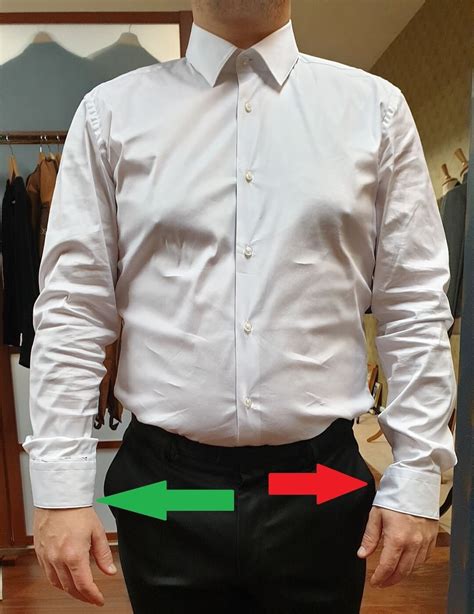 Business overhemd onder colbert