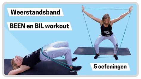 Illustratie van de Chest Press oefening met weerstandsband