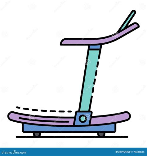 Illustratie van een moderne loopband in een thuisomgeving