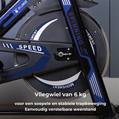 Verstelbaar zadel en stuur spinningfiets