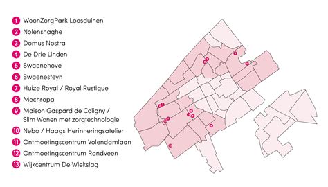 Kaart met locaties van sportscholen in Den Bosch