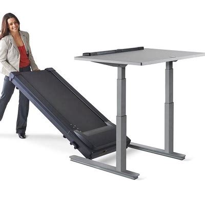 Ergonomische werkplek met zit-sta bureau en loopband