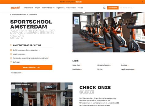 Grafiek met de beoordeling van Basic Fit Amsterdam WFC
