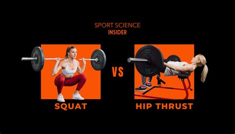 Vergelijking Hip Thrust vs Squat EMG activiteit