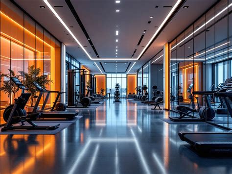 Interieur van een Basic-Fit sportschool met moderne fitnessapparatuur