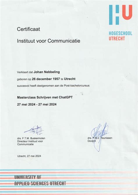 Certificaten voor Personal Trainer opleidingen