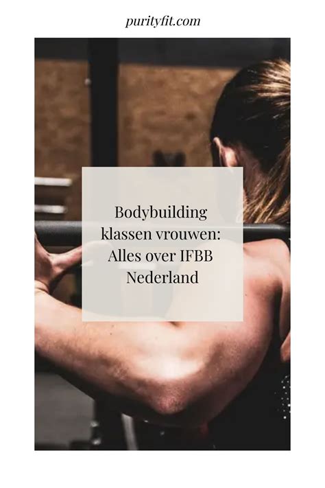 Infographic over de verschillende bodybuilding klassen voor vrouwen