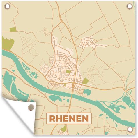 Kaart van Rhenen met locaties van sportscholen