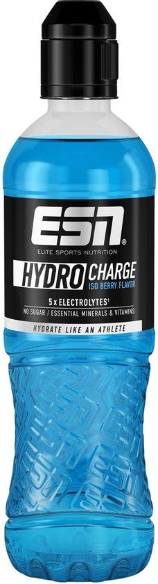 Fles met sportdrank en elektrolyten