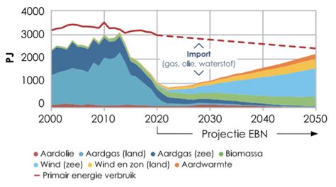 Grafiek die de energieproductie in spieren toont