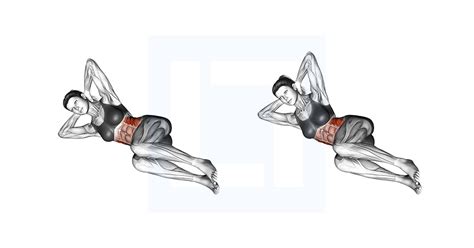 Side crunch oefening