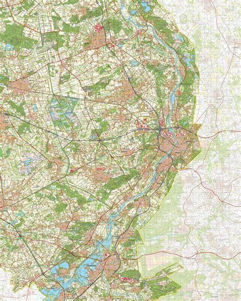 Kaart met locaties Venlo en Roermond