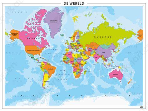 Wereldkaart met focusgebieden van Body&Fit