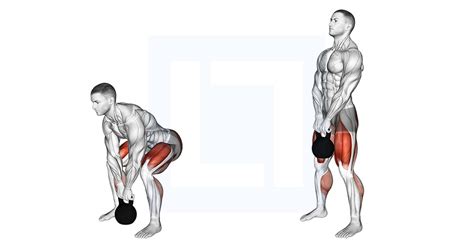 Kettlebell deadlift techniek