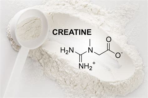 Structuur van creatine molecuul