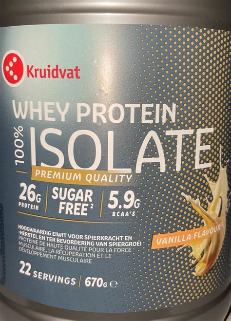 Verpakking van Kruidvat Isolate Whey