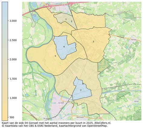 Kaart van de omgeving van Gorssel met mogelijke routes voor de Lopifit