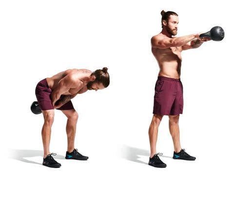 Uitvoering kettlebell swing