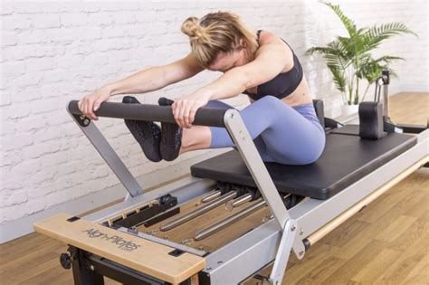Een Reformer Pilates apparaat