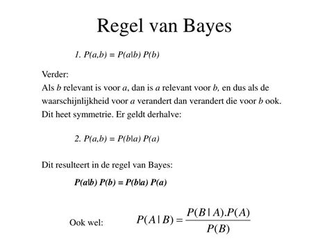 Schema van de principes van Bayesiaanse training