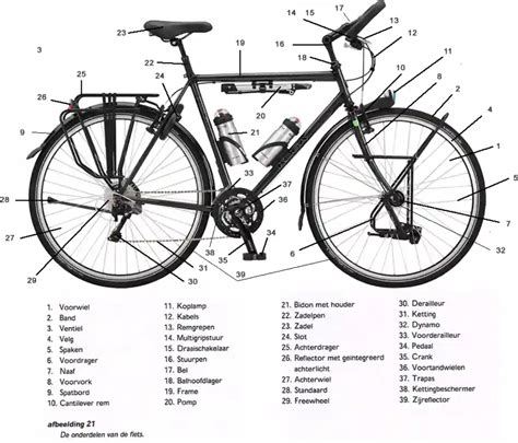 Schema van de belangrijkste onderdelen van een roeitrainer