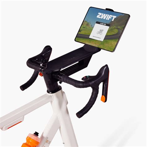 Zwift op een tablet