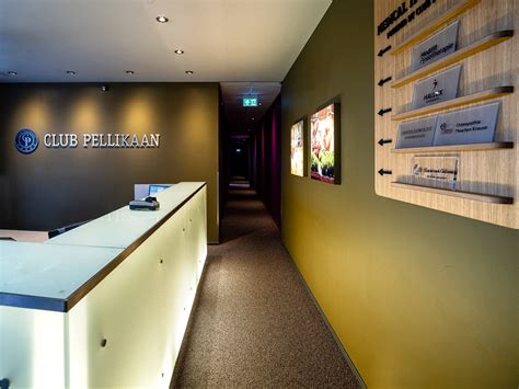 Interieur van Club Pellikaan Maastricht met sportfaciliteiten