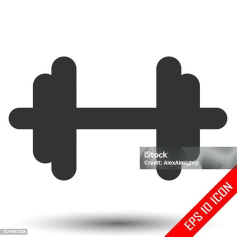 Pictogram van een halter