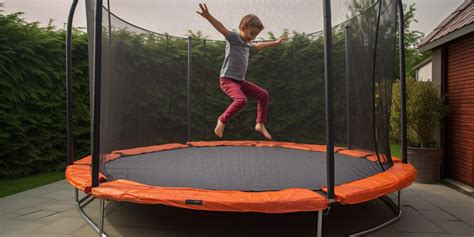 Trampoline springen met lage impact op gewrichten